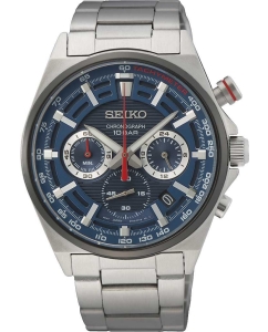 Купить Японские наручные часы Seiko SSB407 с хронографом в E-mobi