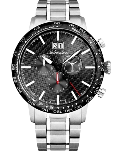 Купить Швейцарские титановые наручные часы Adriatica A8383.4116CH с хронографом в E-mobi