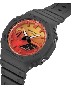 Купить Японские наручные часы Casio G-SHOCK GA-2100FL-8A с хронографом  в E-mobi