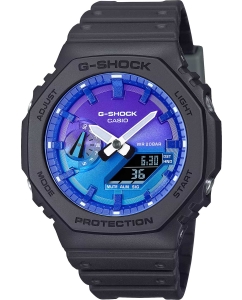 Купить Японские наручные часы Casio G-SHOCK GA-2100FL-1A с хронографом в E-mobi
