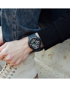 Купить Японские наручные часы Casio G-SHOCK GA-110RL-1A с хронографом  в E-mobi