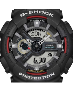 Купить Японские наручные часы Casio G-SHOCK GA-110RL-1A с хронографом  в E-mobi