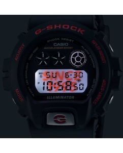 Купить Японские наручные часы Casio G-SHOCK DW-6900TR-1 с хронографом  в E-mobi