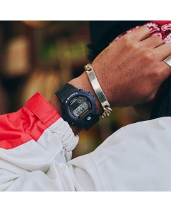 Купить Японские наручные часы Casio G-SHOCK DW-6900RL-1 с хронографом  в E-mobi