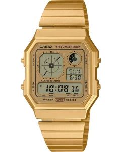 Купить Японские наручные часы Casio Vintage A130WEG-9A с хронографом в E-mobi
