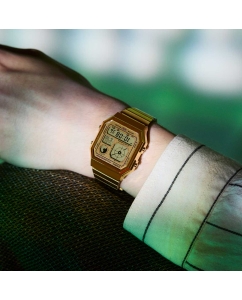 Купить Японские наручные часы Casio Vintage A130WEG-9A с хронографом  в E-mobi