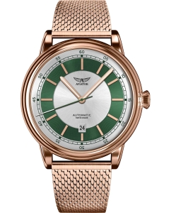 Купить Швейцарские механические наручные часы Aviator V.3.32.2.271.5 в E-mobi