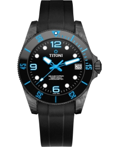 Купить Швейцарские механические наручные часы Titoni 83600-C-BL-256 в E-mobi