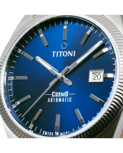 Купить Швейцарские механические наручные часы Titoni 878-S-ST-612  в E-mobi