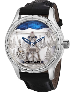 Купить Российские механические серебряные наручные часы NIKA 1165.0.9.01S в E-mobi