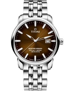 Купить Швейцарские механические наручные часы Titoni 83188-S-662 в E-mobi