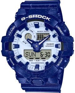 Купить Японские наручные часы Casio G-SHOCK GA-700BWP-2A с хронографом в E-mobi