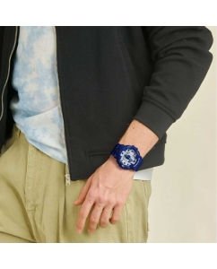 Купить Японские наручные часы Casio G-SHOCK GA-700BWP-2A с хронографом  в E-mobi