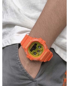 Купить Японские наручные часы Casio G-SHOCK DW-5900TS-4 с хронографом  в E-mobi