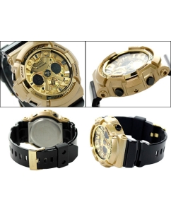 Купить Японские наручные часы Casio G-SHOCK GA-200GD-9B2 с хронографом  в E-mobi