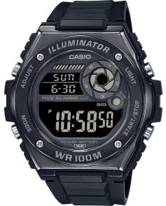 Купить Японские наручные часы Casio Collection MWD-100HB-1B с хронографом в E-mobi