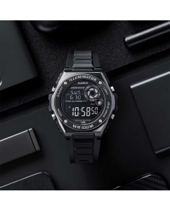 Купить Японские наручные часы Casio Collection MWD-100HB-1B с хронографом  в E-mobi