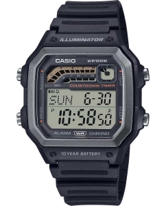 Купить Японские наручные часы Casio Collection WS-1600H-1A с хронографом в E-mobi