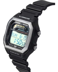 Купить Японские наручные часы Casio Collection WS-1600H-1A с хронографом  в E-mobi