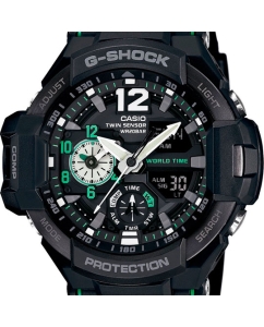 Купить Японские наручные часы Casio G-SHOCK GA-1100-1A3 с хронографом  в E-mobi