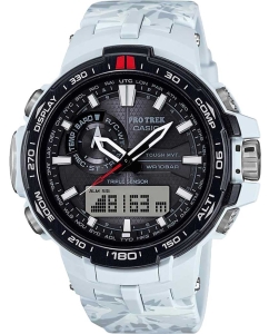 Купить Японские наручные часы Casio Pro Trek PRW-6000SC-7 с хронографом в E-mobi