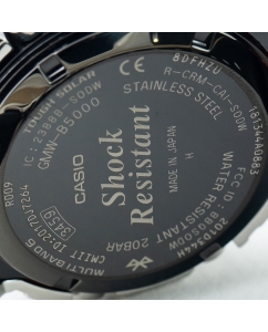 Купить Японские наручные часы Casio G-SHOCK GMW-B5000-1E с хронографом  в E-mobi