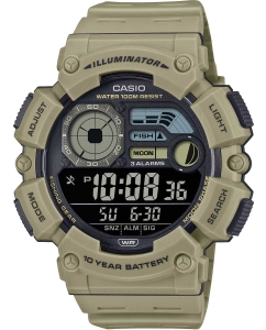 Купить Японские наручные часы Casio Collection WS-1500H-5B с хронографом в E-mobi