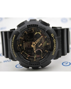 Купить Японские наручные часы Casio G-SHOCK GA-100CF-1A9 с хронографом  в E-mobi