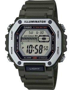 Купить Японские наручные часы Casio Collection MWD-110H-3A с хронографом в E-mobi