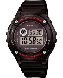 Купить Японские наручные часы Casio Collection W-216H-1A с хронографом в E-mobi