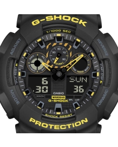Купить Японские наручные часы Casio G-SHOCK GA-100CY-1A с хронографом  в E-mobi