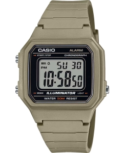 Купить Японские наручные часы Casio Collection W-217H-5A с хронографом в E-mobi