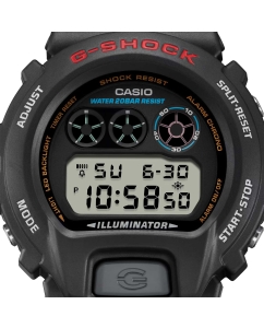 Купить Японские наручные часы Casio G-SHOCK DW-6900U-1 с хронографом  в E-mobi