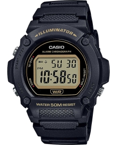 Купить Японские наручные часы Casio Collection W-219H-1A2VEF с хронографом в E-mobi