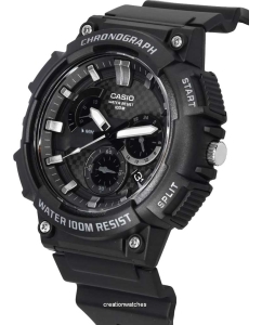 Купить Японские наручные часы Casio Collection MCW-200H-1A2 с хронографом  в E-mobi