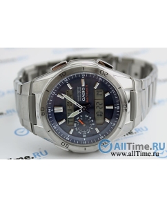 Купить Японские наручные часы Casio Radio Controlled WVA-M650D-2A с хронографом  в E-mobi