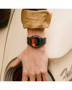 Купить Японские наручные часы Casio G-SHOCK DW-5600TLS-8 с хронографом  в E-mobi