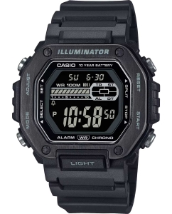 Купить Японские наручные часы Casio Collection MWD-110HB-1B с хронографом в E-mobi