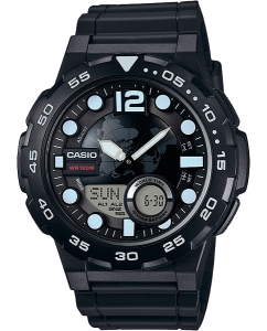 Купить Японские наручные часы Casio Collection AEQ-100W-1A с хронографом в E-mobi