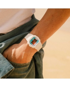 Купить Японские наручные часы Casio G-SHOCK DW-5600TL-7 с хронографом  в E-mobi