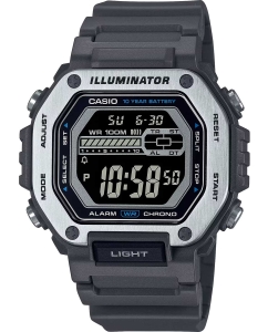 Купить Японские наручные часы Casio Collection MWD-110H-8B с хронографом в E-mobi