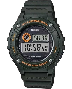 Купить Японские наручные часы Casio Collection W-216H-3B с хронографом в E-mobi