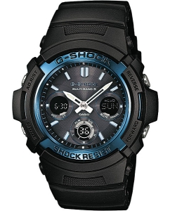Купить Японские наручные часы Casio G-SHOCK AWG-M100A-1A с хронографом в E-mobi