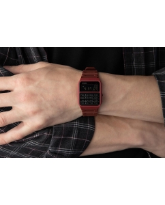 Купить Японские наручные часы Casio Vintage CA-53WF-4BEF с хронографом  в E-mobi