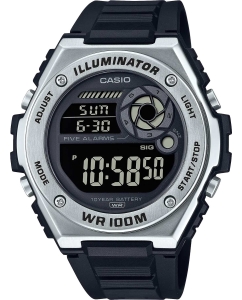 Купить Японские наручные часы Casio Collection MWD-100H-1B с хронографом в E-mobi
