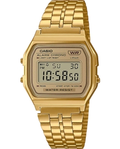 Купить Японские наручные часы Casio Vintage A158WETG-9AEF с хронографом в E-mobi