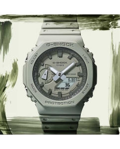 Купить Японские наручные часы Casio G-SHOCK GA-2100NC-3A с хронографом  в E-mobi