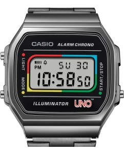 Купить Японские наручные часы Casio Vintage A168WEUC-1A с хронографом  в E-mobi