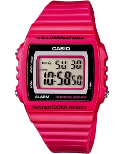 Купить Японские наручные часы Casio Collection W-215H-4A с хронографом в E-mobi