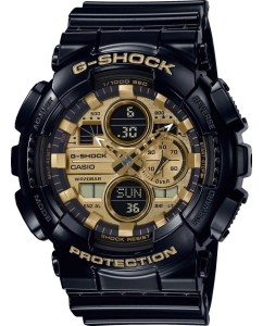 Купить Японские наручные часы Casio G-SHOCK GA-140GB-1A1ER с хронографом в E-mobi